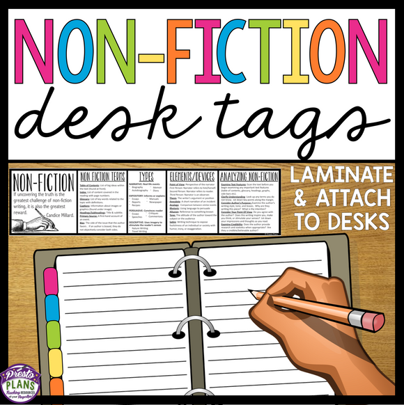 NON FICTION DESK TAGS