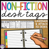 NON FICTION DESK TAGS