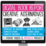 DIGITAL BOOK REPORT PROJECTS FOR ANY NOVEL