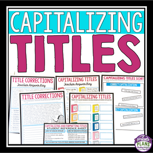 CAPITALIZING TITLES PRESENTATION & ASSIGNMENTS