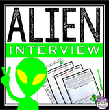 HALLOWEEN WRITING ACTIVITY: ALIEN INTERVIEW