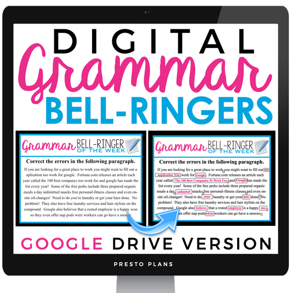 DIGITAL GRAMMAR BELL RINGERS