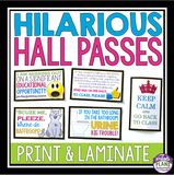 HALL PASSES