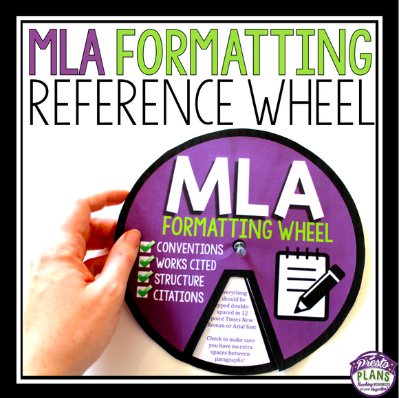 MLA FORMATTING WHEEL
