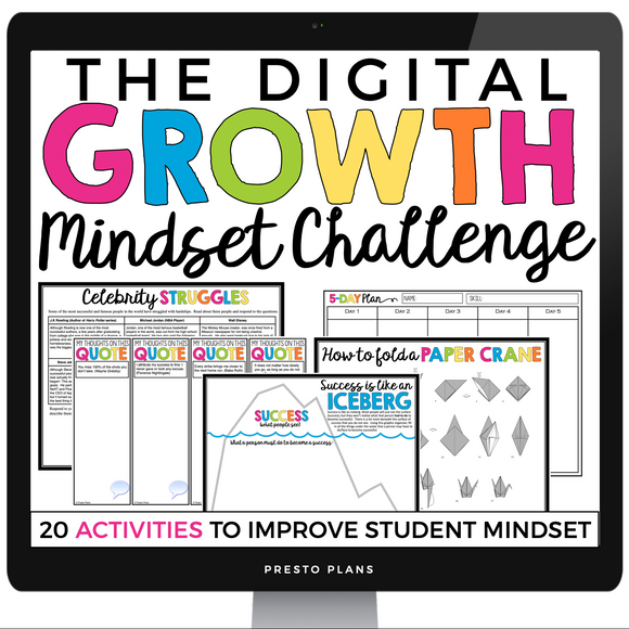 DIGITAL GROWTH MINDSET CHALLENGE ACTIVITIES