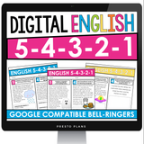 DIGITAL ENGLISH BELL RINGERS OR HOMEWORK