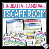 FIGURATIVE LANGUAGE ESCAPE ROOM ACTIVITY