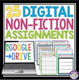 DIGITAL PAPERLESS NON FICTION ASSIGNMENTS - GOOGLE DRIVE & GOOGLE CLASSROOM
