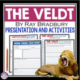 THE VELDT BY RAY BRADBURY (SHORT STORY PRESENTATION & ACTIVITIES)