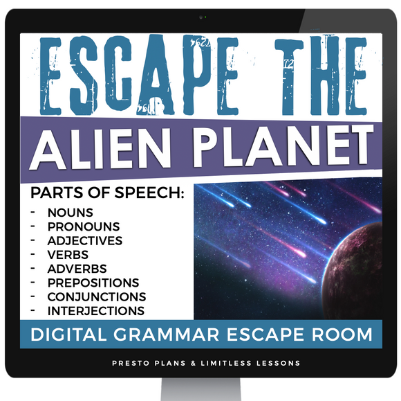 DIGITAL PARTS OF SPEECH ESCAPE ROOM