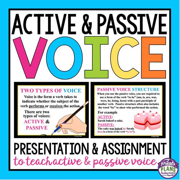 ACTIVE AND PASSIVE VOICE: INTERACTIVE SORTING ACTIVITY