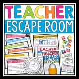 ESCAPE ROOM ACTIVITY FOR TEACHERS AND STAFF