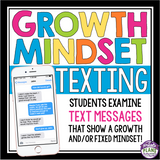 GROWTH MINDSET ASSIGNMENTS: TEXT MESSAGES