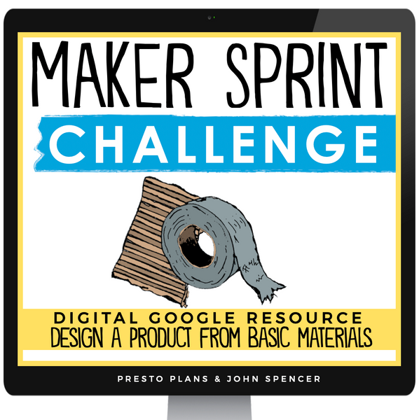 Maker Challenge Team Building Activity for Back to School - Digital