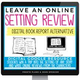 DIGITAL BOOK REPORT PROJECT FOR ANY STORY - SETTING REVIEW