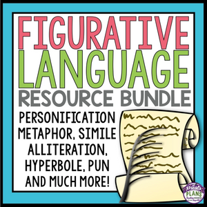 FIGURATIVE LANGUAGE ACTIVITIES, ASSIGNMENTS, & TASK CARDS BUNDLE