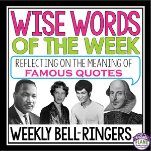 QUOTE BELL RINGERS: WISE WORDS OF THE WEEK
