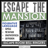 FIGURATIVE LANGUAGE ESCAPE ROOM BELL RINGERS - ESCAPE THE MANSION