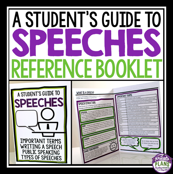 SPEECHES STUDENT HANDBOOK