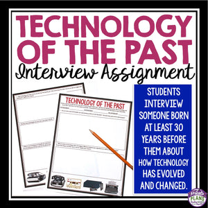 INTERVIEW ASSIGNMENT: TECHNOLOGY OF THE PAST