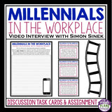 VIDEO DISCUSSION TASK CARDS & ASSIGNMENT: MILLENNIALS IN THE WORKPLACE