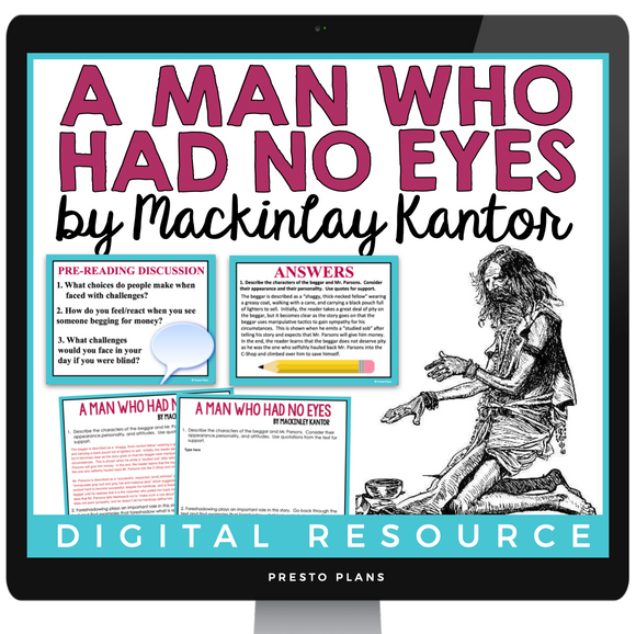 A MAN WHO HAD NO EYES BY MACKINLAY KANTOR DIGITAL SHORT STORY RESOURCES