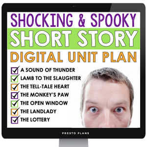 DIGITAL HALLOWEEN SHORT STORY UNIT: SCARY AND SURPRISING STORIES