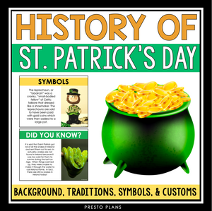 ST. PATRICK'S DAY HISTORY PRESENTATION