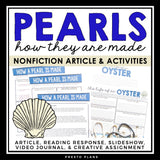NONFICTION ARTICLE AND ACTIVITIES INFORMATIONAL TEXT: HOW A PEARL IS MADE