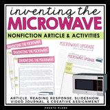 NONFICTION ARTICLE AND ACTIVITIES INFORMATIONAL TEXT: MICROWAVE