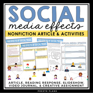 NONFICTION ARTICLE & ACTIVITIES INFORMATIONAL TEXT: SOCIAL MEDIA