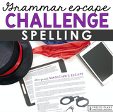 SPELLING GRAMMAR ACTIVITY INTERACTIVE ESCAPE CHALLENGE