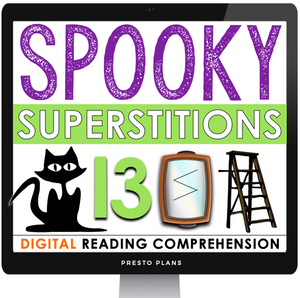 HALLOWEEN READING COMPREHENSION DIGITAL PAPERLESS GOOGLE