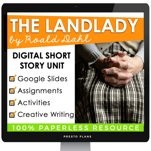 THE LANDLADY BY ROALD DAHL DIGITAL SHORT STORY RESOURCES