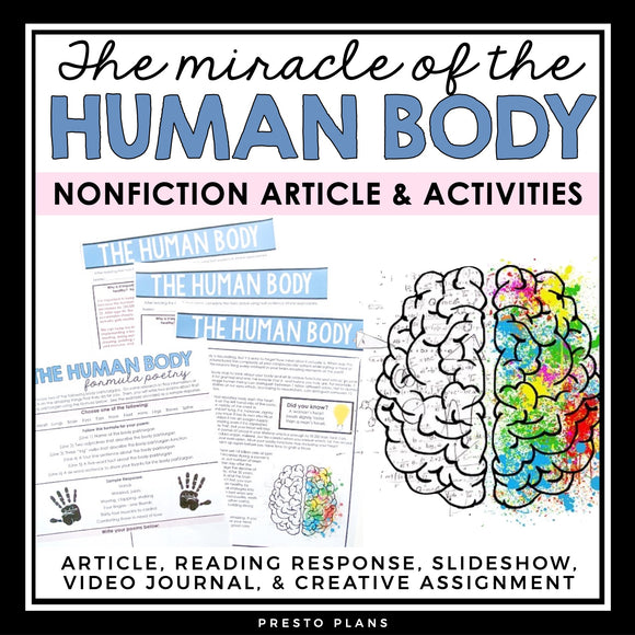 NONFICTION ARTICLE AND ACTIVITIES INFORMATIONAL TEXT: THE HUMAN BODY
