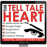 THE TELL TALE HEART BY EDGAR ALLAN POE DIGITAL SHORT STORY RESOURCES