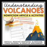 NONFICTION ARTICLE AND ACTIVITIES INFORMATIONAL TEXT: VOLCANOES