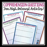 NON-FICTION READING COMPREHENSION