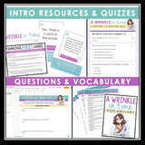 A Wrinkle in Time Unit Plan - Novel Study Reading Unit - Digital Print Bundle