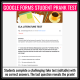 APRIL FOOLS' DAY DIGITAL ACTIVITIES NONFICTION READING, STUDENT PRANK, & WRITING