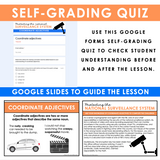 COORDINATE ADJECTIVES GRAMMAR ACTIVITY DIGITAL GOOGLE ESCAPE CHALLENGE