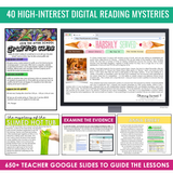 Reading Mysteries Program - Full Year Close Reading ELA Activities - Digital