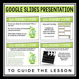 DIGITAL NONFICTION ARTICLE & ACTIVITIES INFORMATIONAL TEXT: ECO-FRIENDLY LIVING