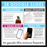 Email Etiquette How to Write an Email Lesson, Activities, Assignments - Digital