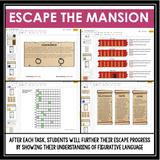 DIGITAL FIGURATIVE LANGUAGE ESCAPE ROOM BUNDLE