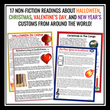 HOLIDAYS AROUND THE WORLD: CHRISTMAS VALENTINE'S DAY HALLOWEEN NEW YEAR'S