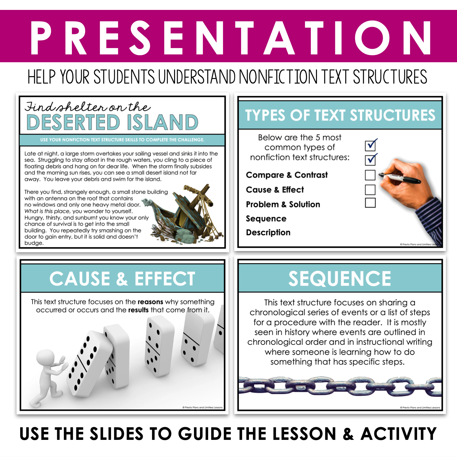Text Parts Chronological Text Structure