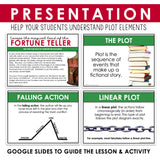Plot Diagram and Structures Presentation & Digital Escape Room Reading Activity