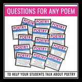 Poetry Discussion Questions - Analysis and Response Questions for Poems