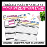 Poetry Song Lyrics Assignment - Music Poetry Final Project Soundtrack Of My Life